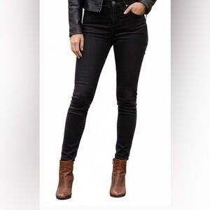 BlankNYC black super skinny pants, polyurethane/viscose blend, high rise, 24